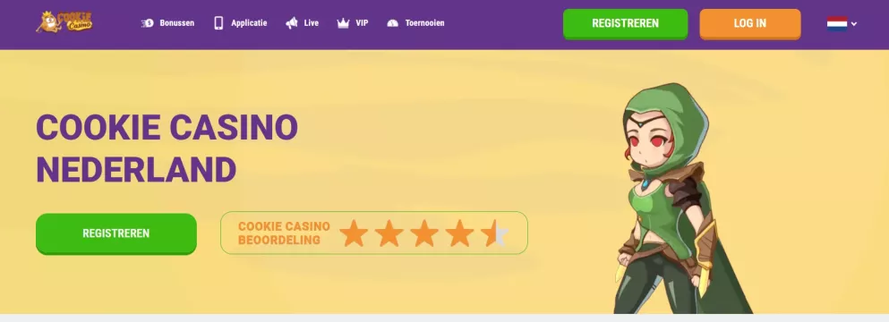 Cookie Casino – 150% tot €200 + 220 Gratis Spins welkomstbonus
