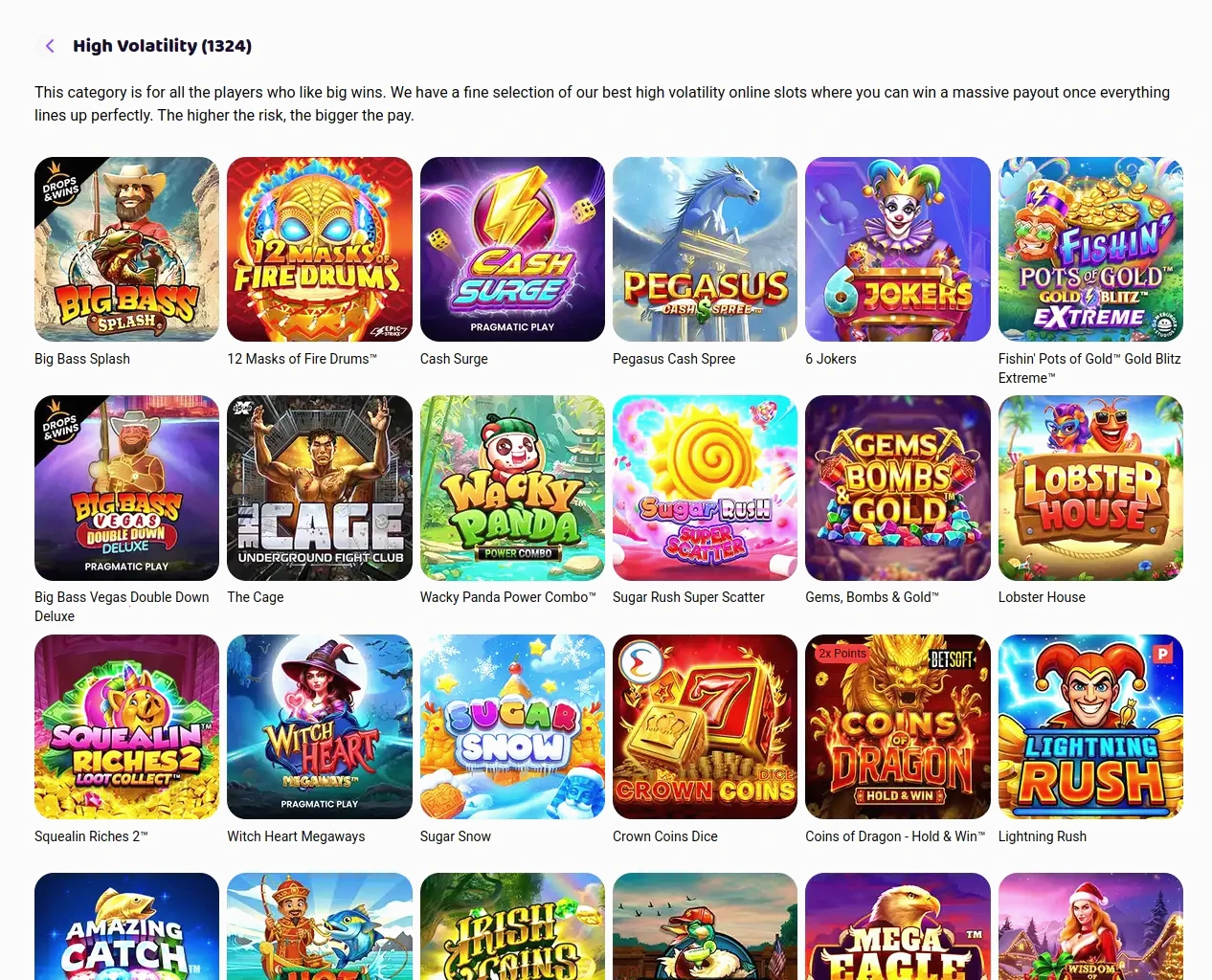 Cookie Casino inloggen en spellobby overzicht